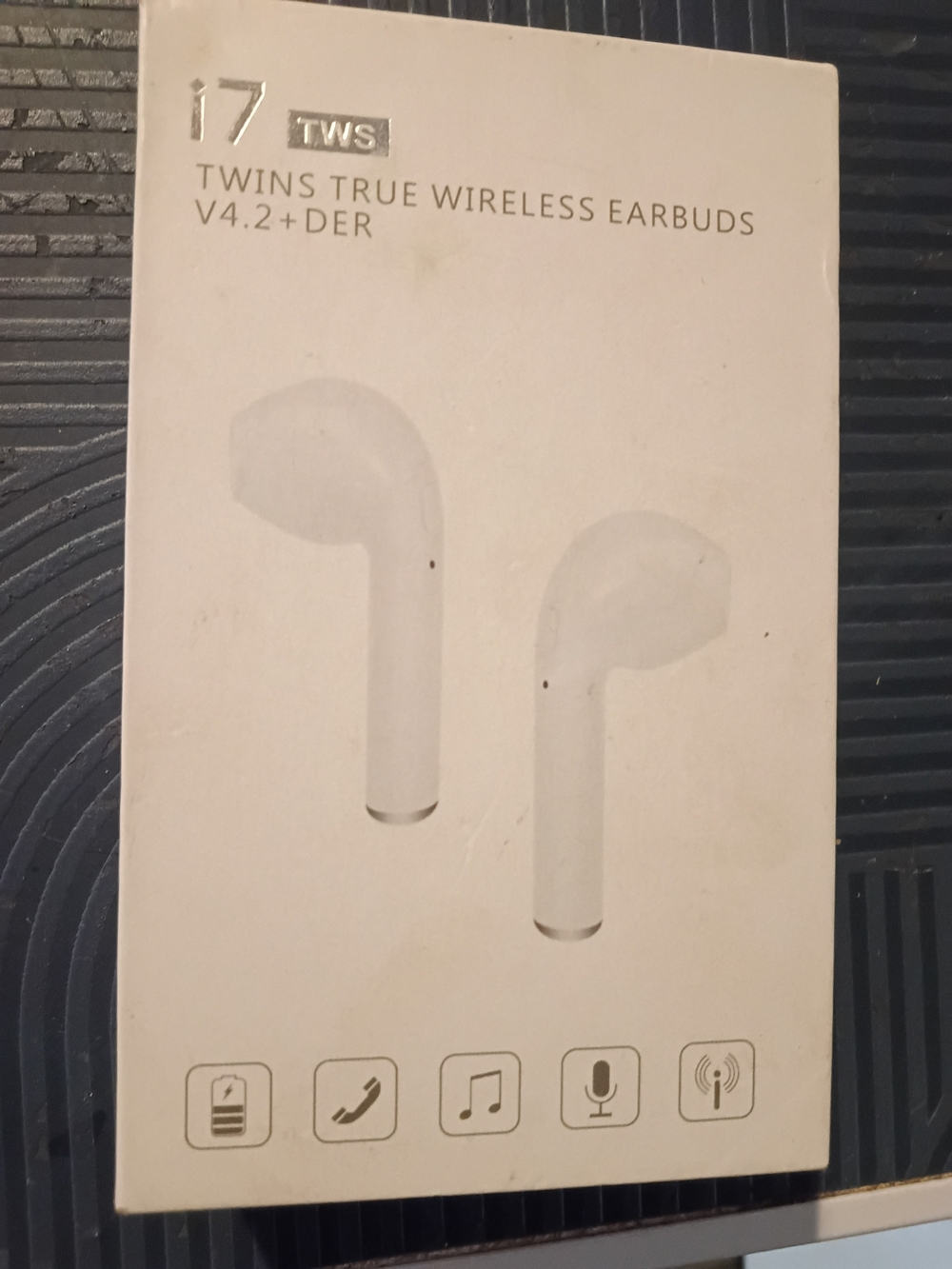 i7 TWS Twins True Wireless Earbuds - White